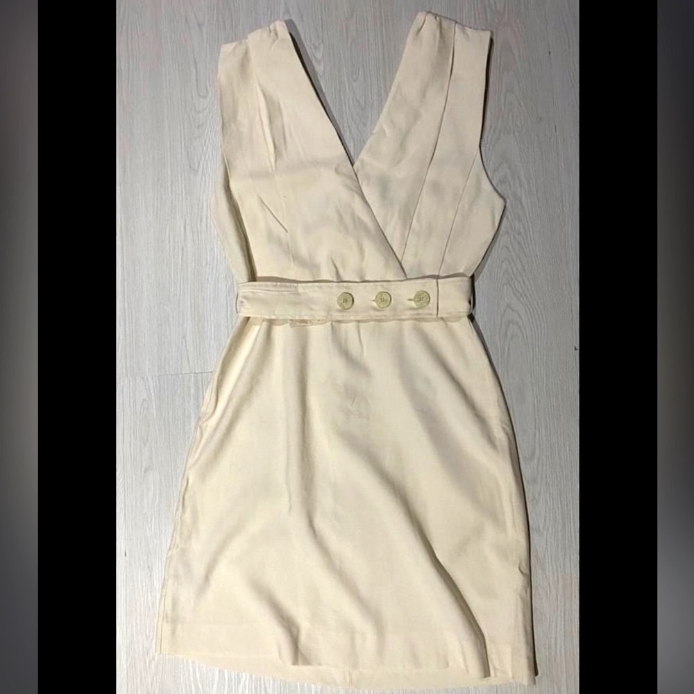 MANGO Wrap Neckline Dress.